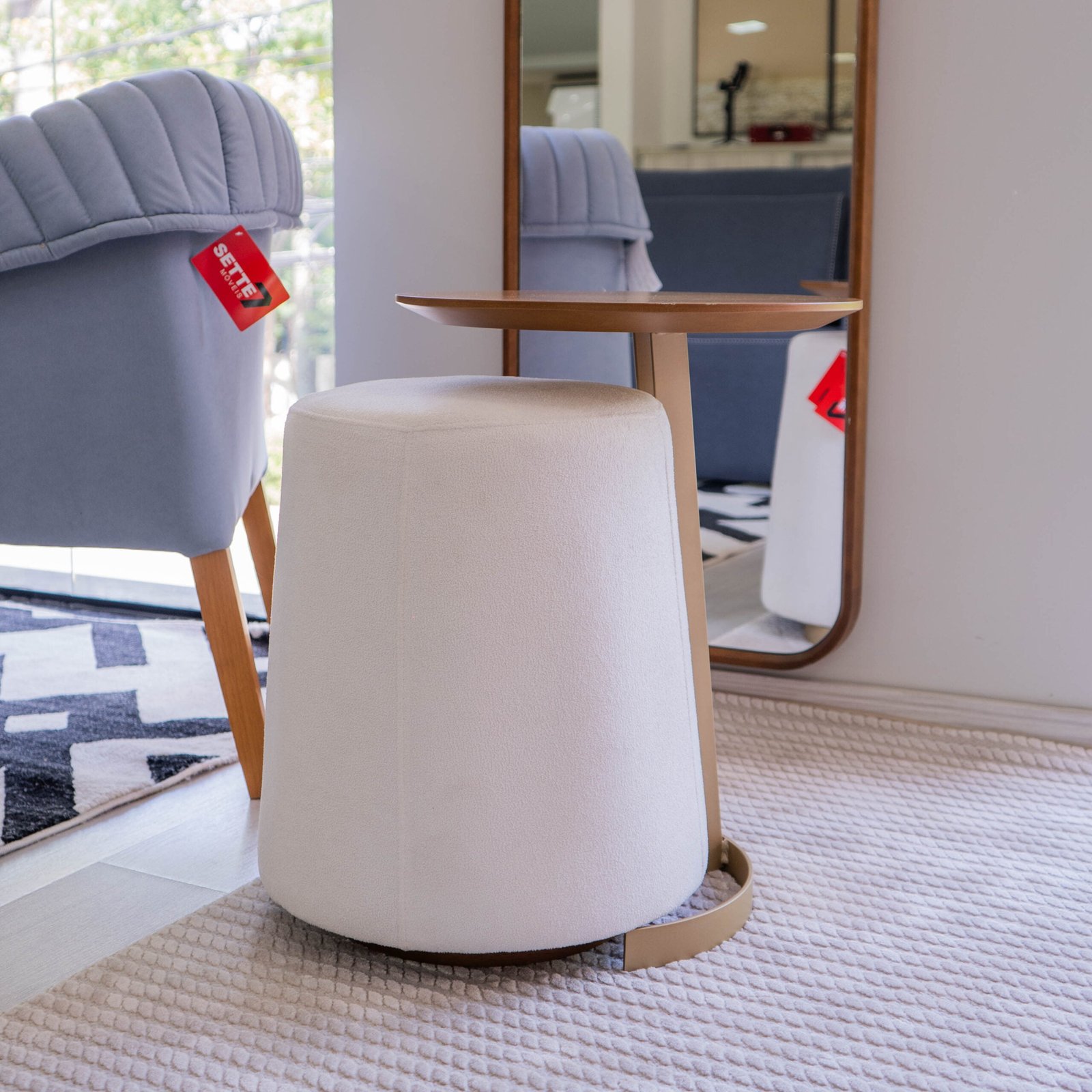 Puff giratório Half - Sette Móveis