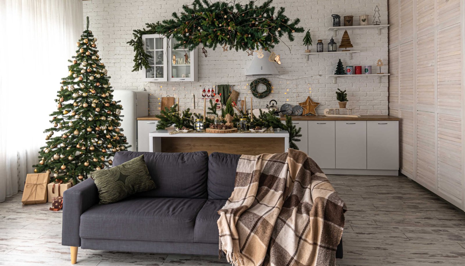 decoracao de natal e ano novo