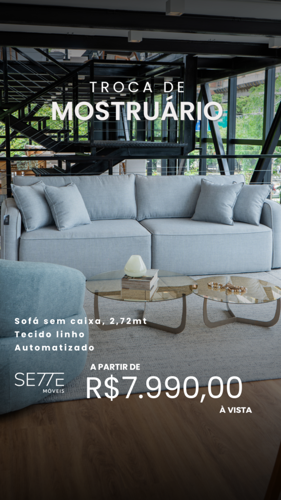 Sofá VP21 Elétrico 2,70m - 7.990 à vista *Mostruário